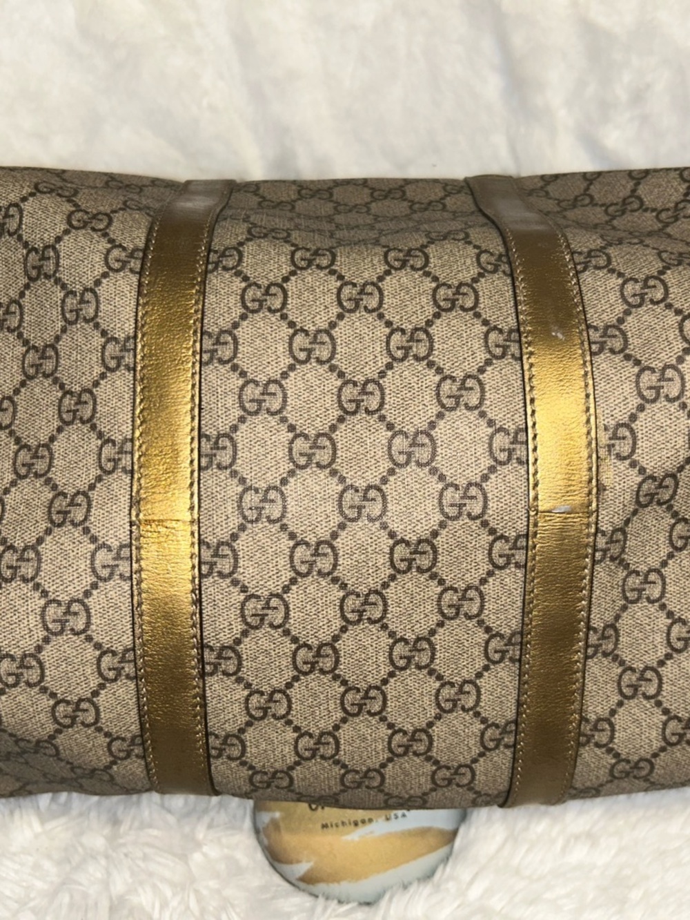 Gucci GG Canvas Monogram Boston Bag - Picture 11 of 16